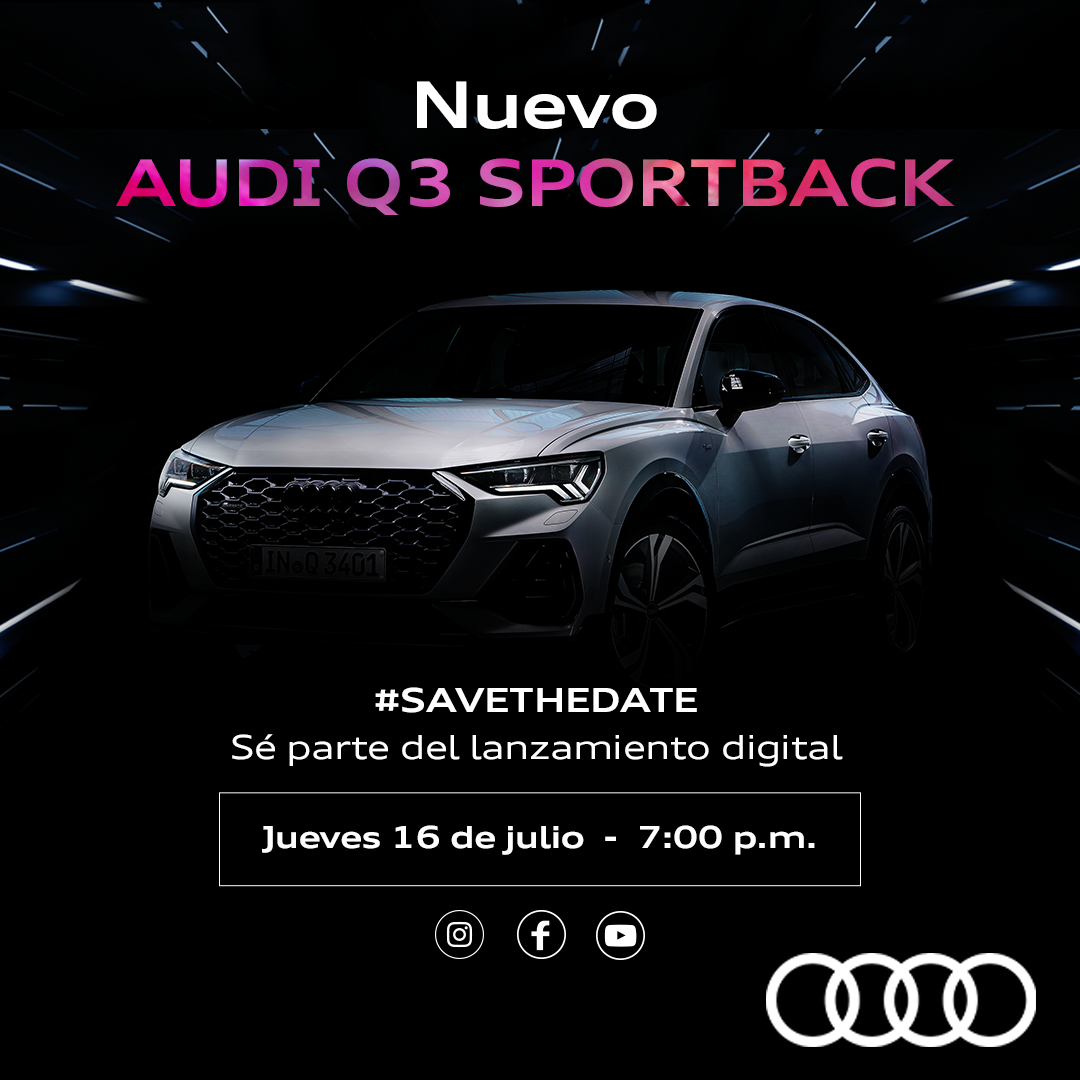 SaveTheDate - NuevoAudiQ3Sportback