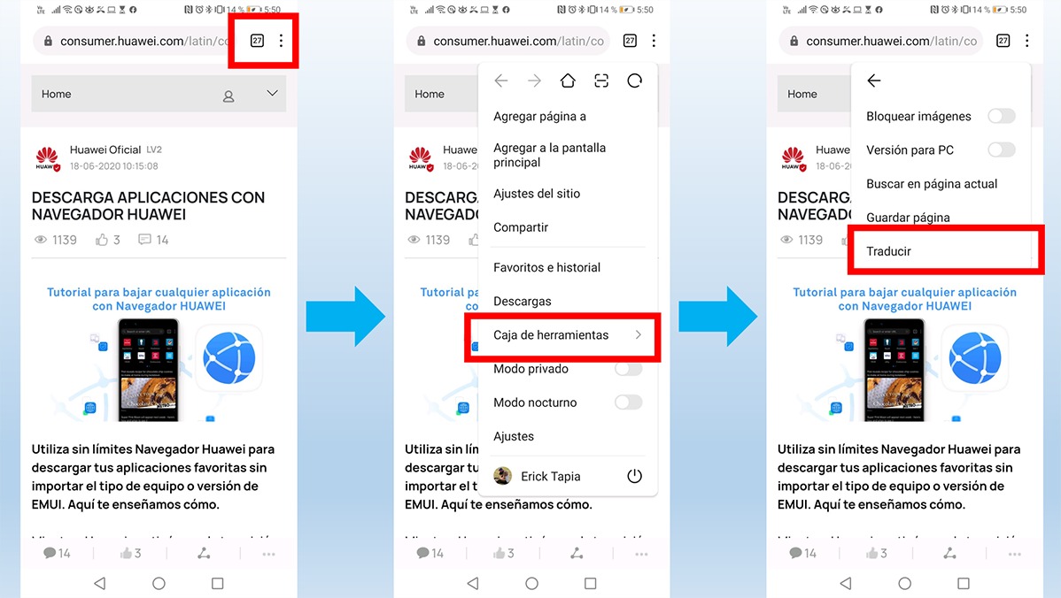 Navegador Huawei 2
