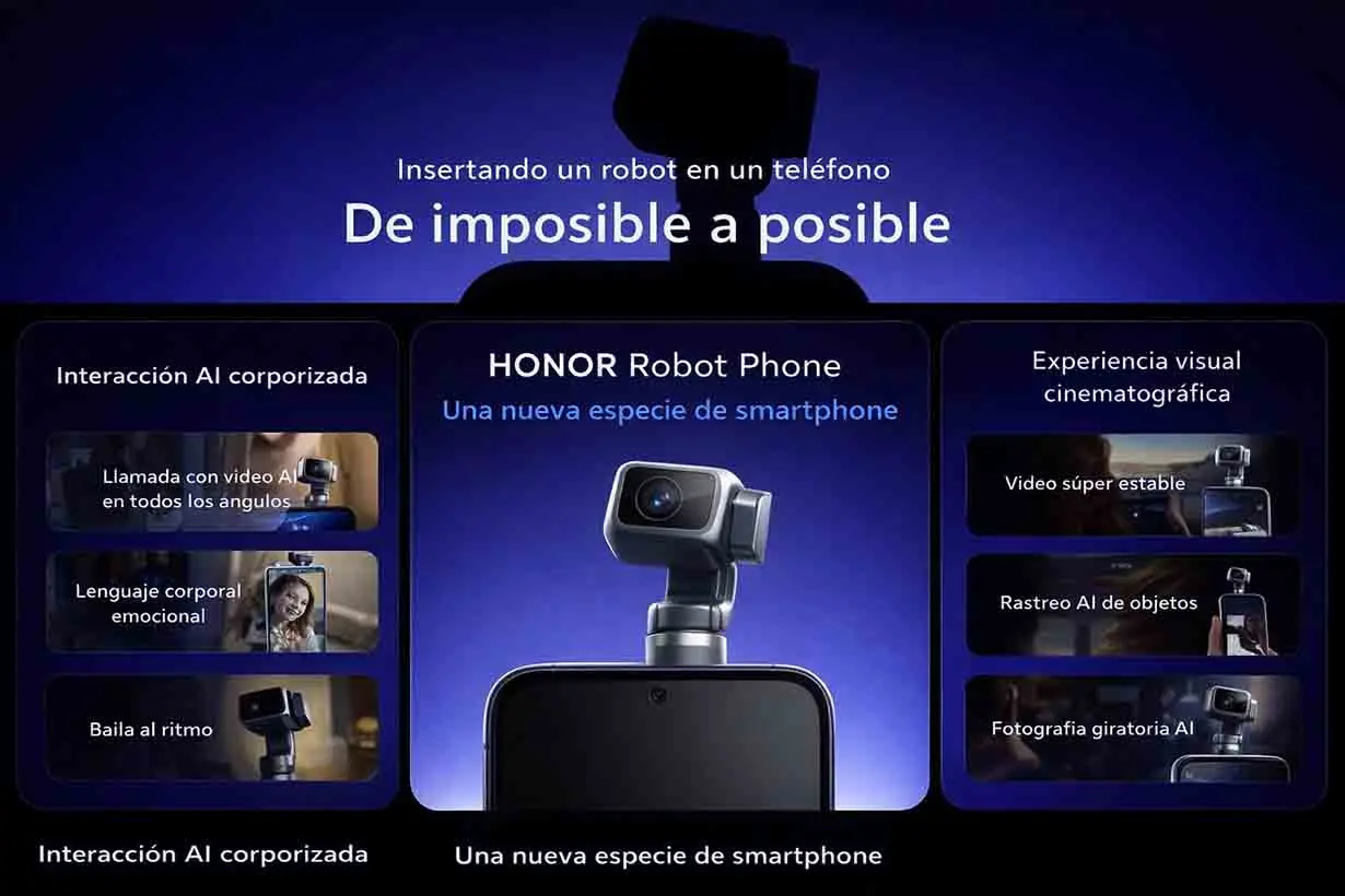 HONOR avanza su visión de AI en el MWC 2026 con el HONOR Robot Phone y su robot humanoide