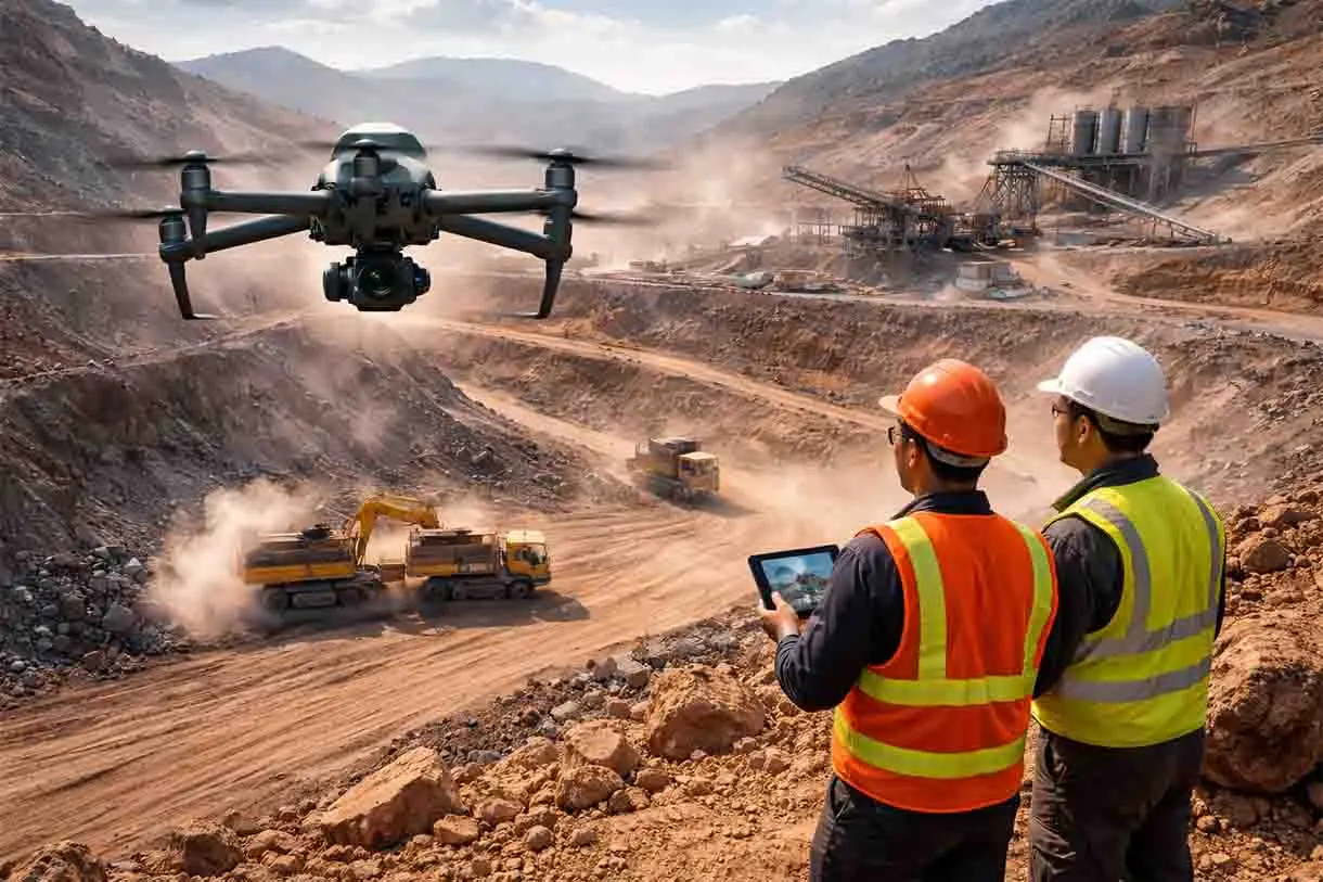 InterNexa implementa Drones e IA mejoran la gestión de infraestructura digital clave para la minería 4.0