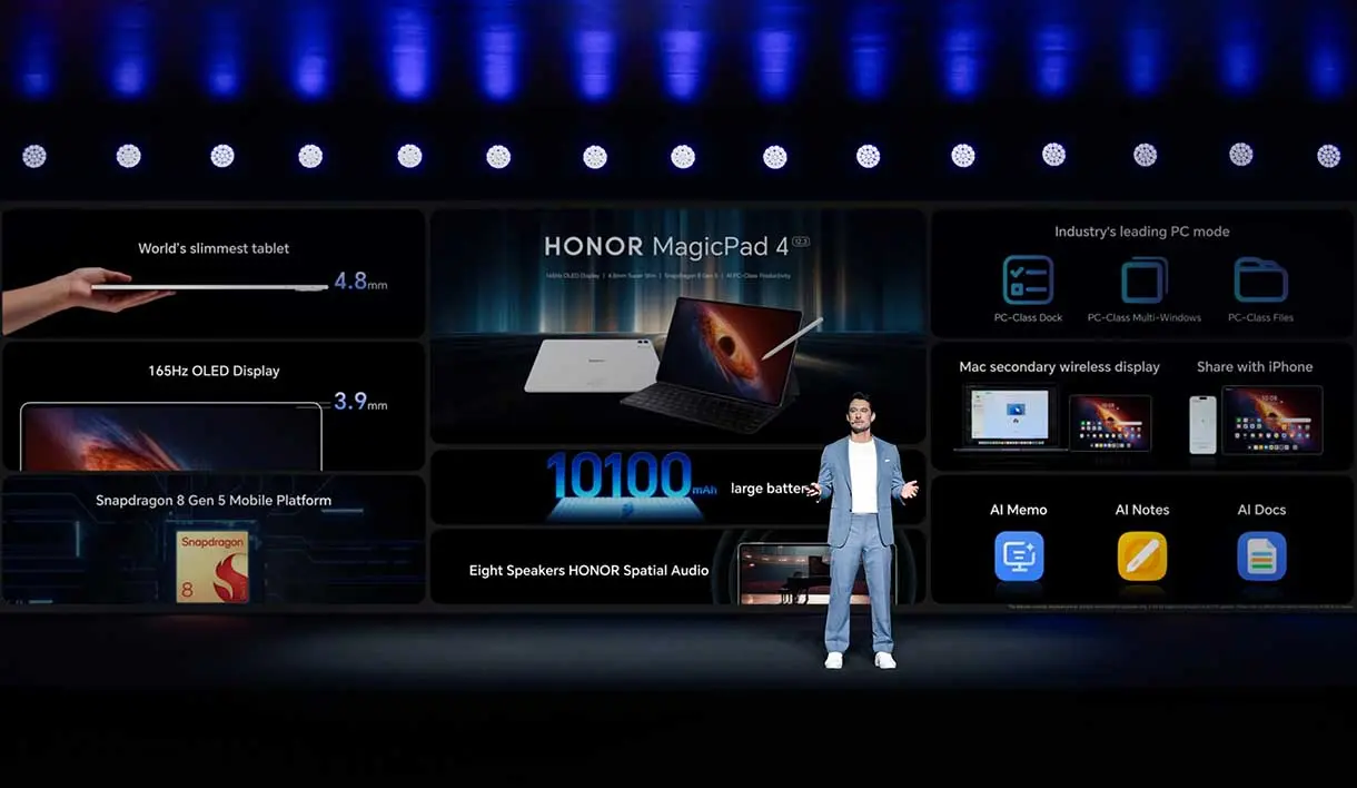 HONOR sigue ampliando su ecosistema basado en IA con lanzamientos en el MWC 2026