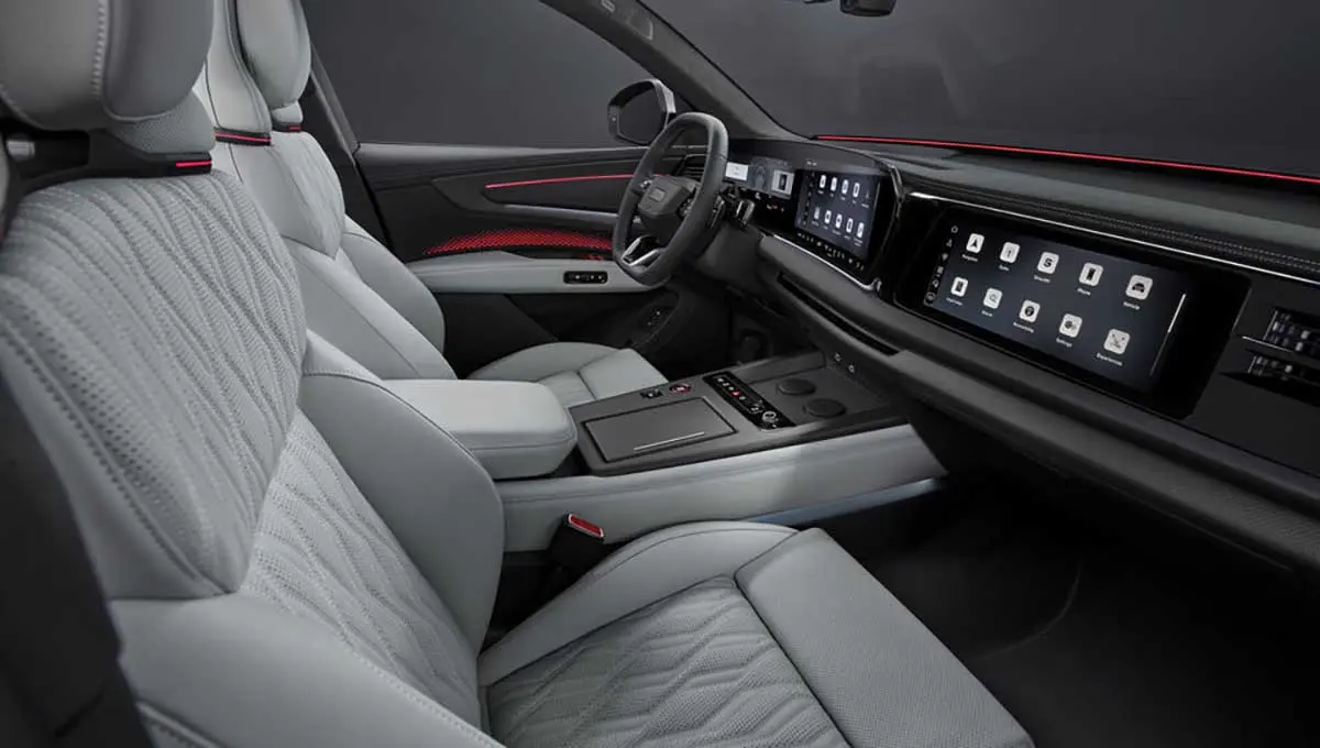 Un primer vistazo al interior del nuevo Audi Q9: elegancia, amplitud y confort premium que llegaría a Perú en el 2027