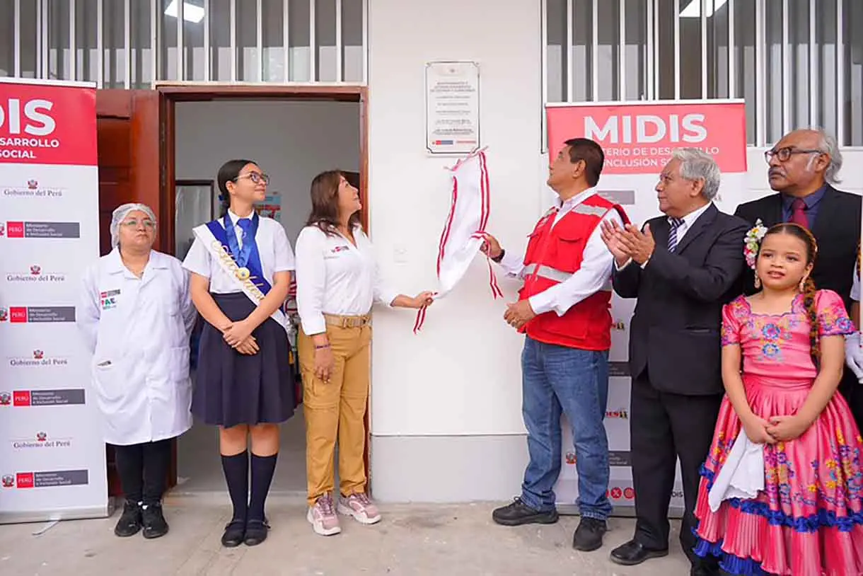 Instituciones educativas públicas en la Libertad se benefician de mantenimiento y acondicionamiento de cocinas y almacenes