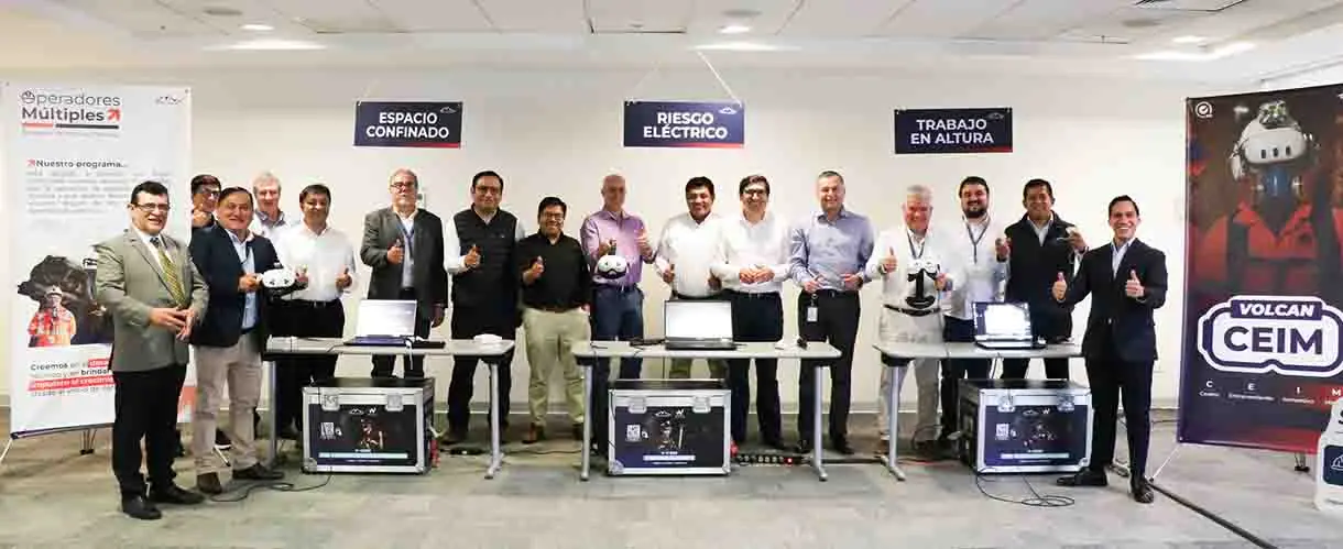 Volcan presenta CEIM su nuevo Centro de Entrenamiento Inmersivo Minero